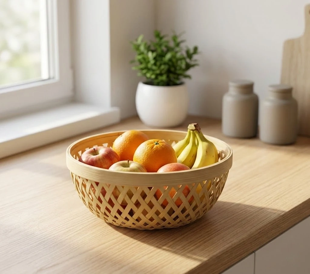 Bamboo Fruit Basket